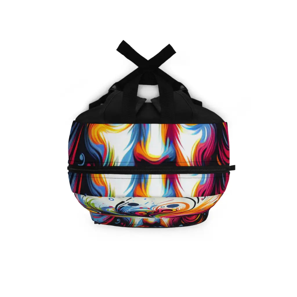 Cosmic Brushwork Symphony Backpack One size Bags