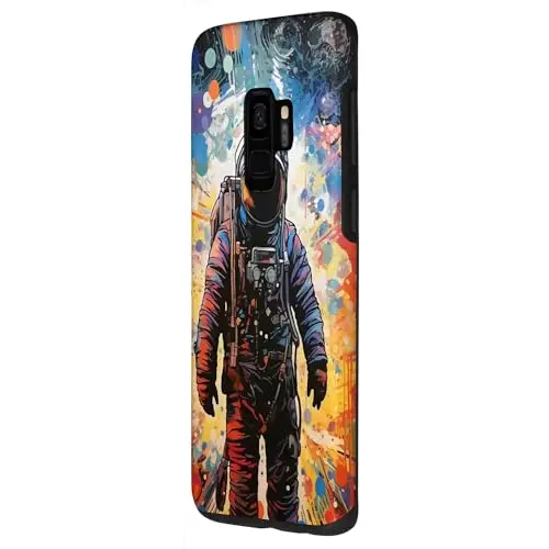 Cosmic Colors: Spaceman in Dynamic Background Case (Galaxy