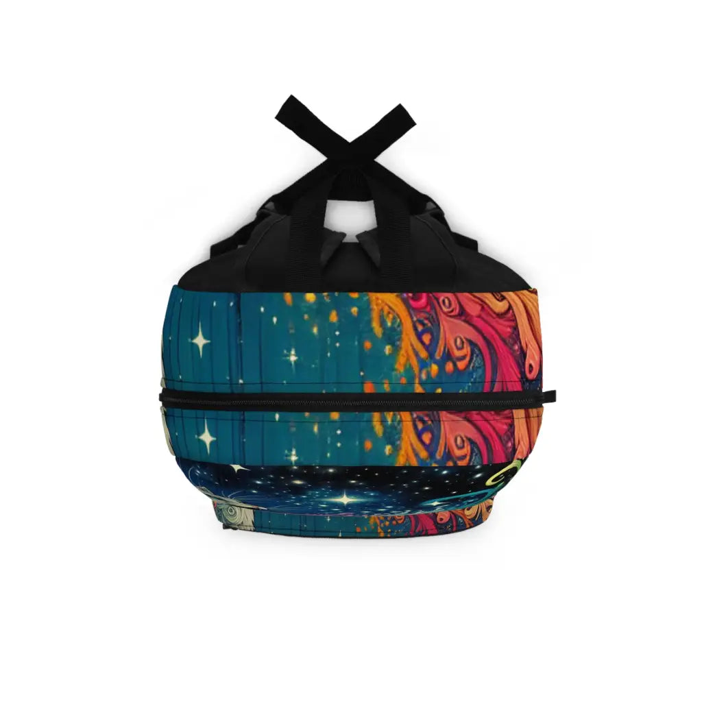 Cosmic Feline Odyssey Backpack One size Bags