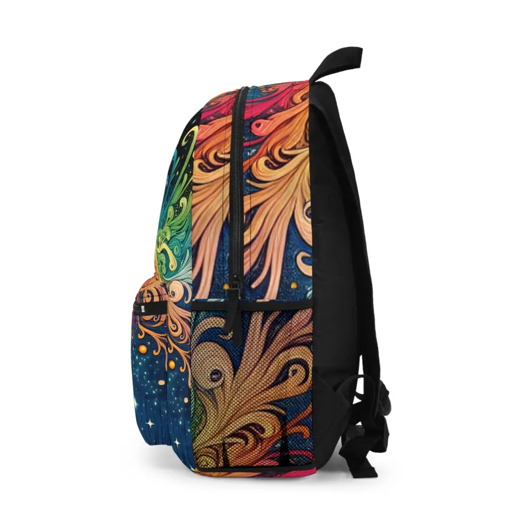 Cosmic Feline Odyssey Backpack One size Bags