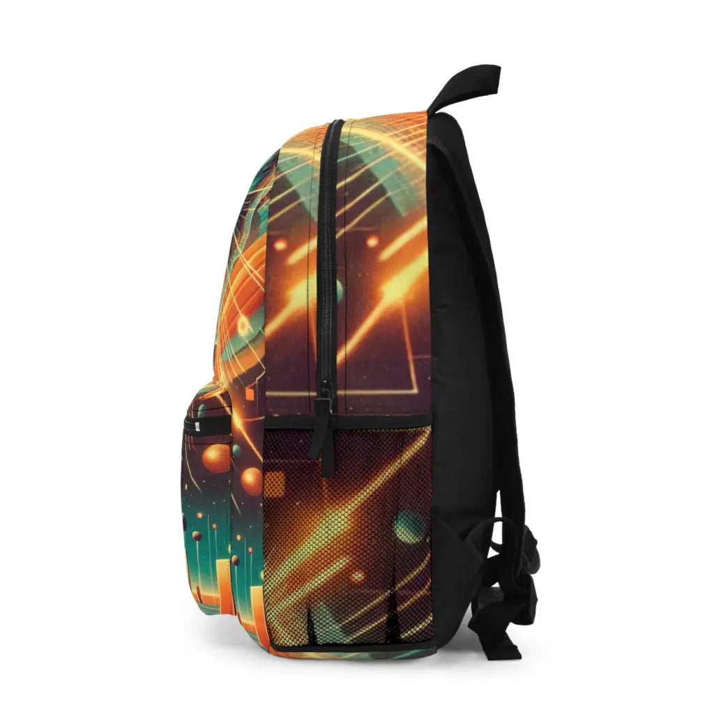 Cosmic Geometric Wonder Backpack One size Bags