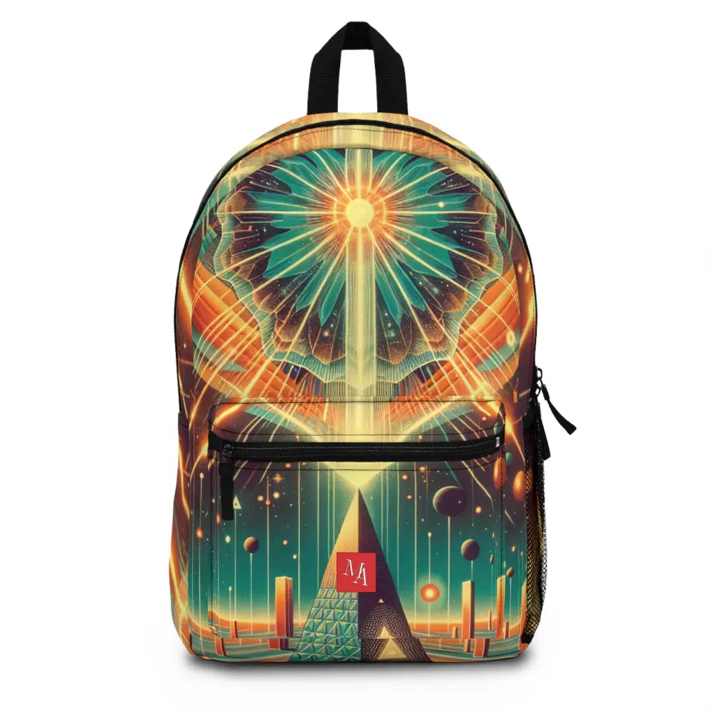 Cosmic Geometric Wonder Backpack One size Bags