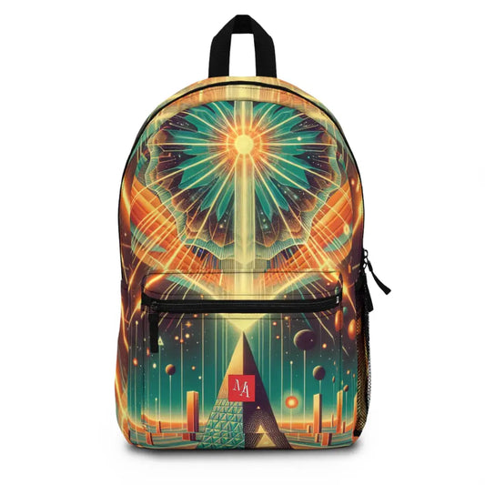 Cosmic Geometric Wonder Backpack One size Bags