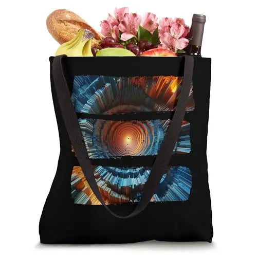 Cosmic Infinite Vortex Passage: Radiant Illumination Tote