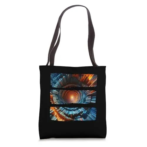 Cosmic Infinite Vortex Passage: Radiant Illumination Tote