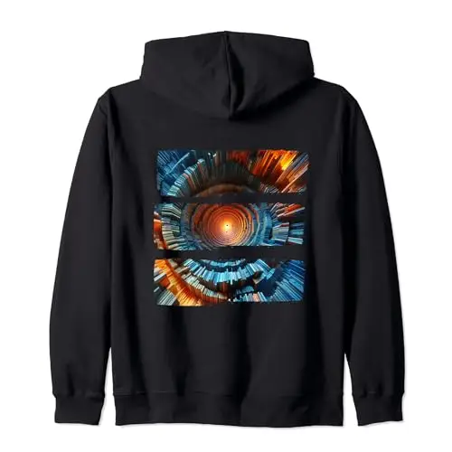 Cosmic Infinite Vortex Passage: Radiant Illumination Zip