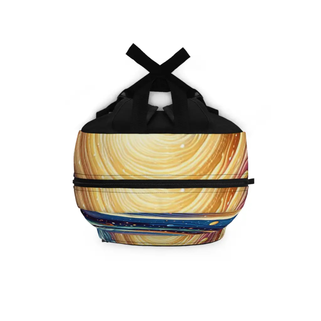 Cosmic Meditation Spiral Backpack One size Bags
