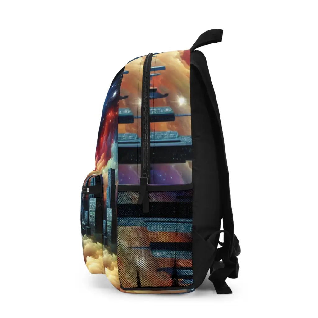 Cosmic Metropolis Envisioned Backpack One size Bags