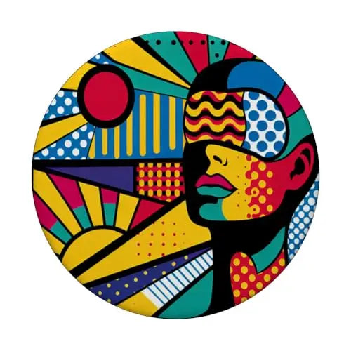 Cosmic Vision: Pop Art Exploration PopSockets Swappable