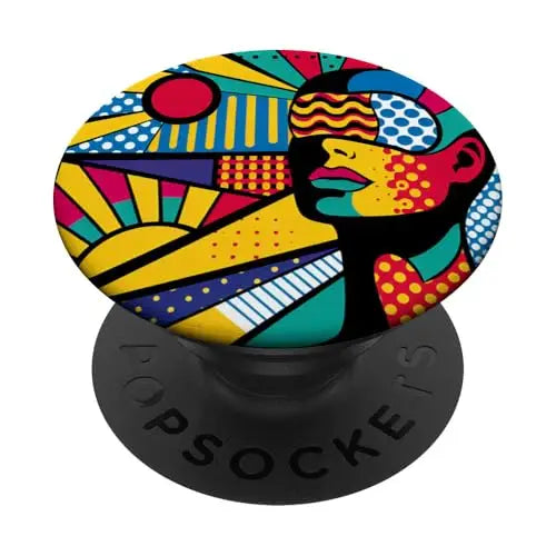 Cosmic Vision: Pop Art Exploration PopSockets Swappable