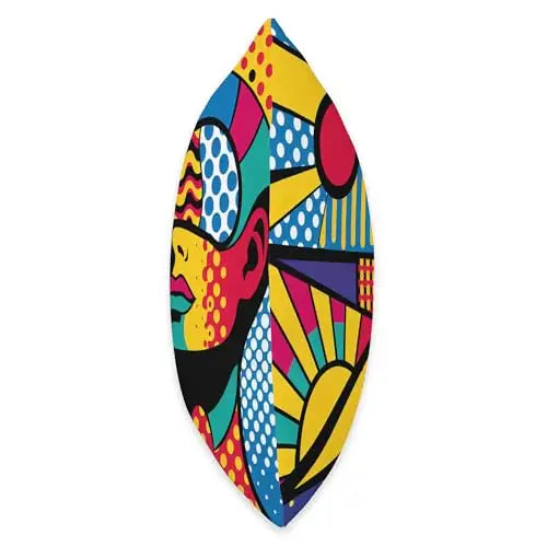Cosmic Vision: Pop Art Exploration Throw Pillow Home