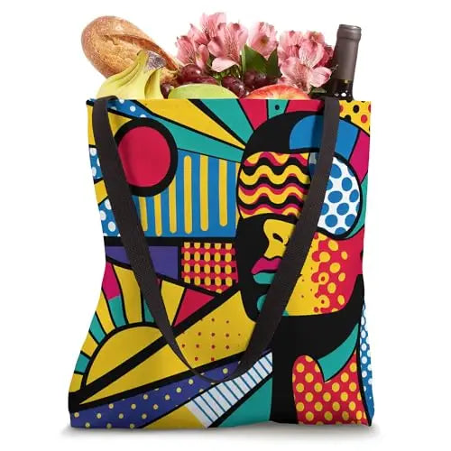 Cosmic Vision: Pop Art Exploration Tote Bag Apparel
