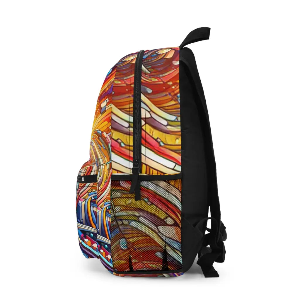 Cosmic Vortex Adventure Backpack One size Bags