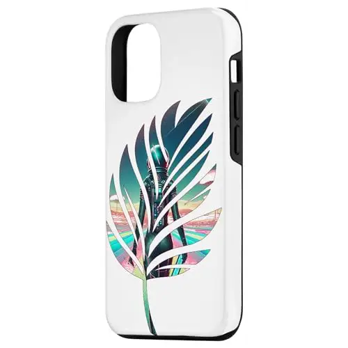 Cosmic Voyager: Astronaut in a Futuristic Oasis Case