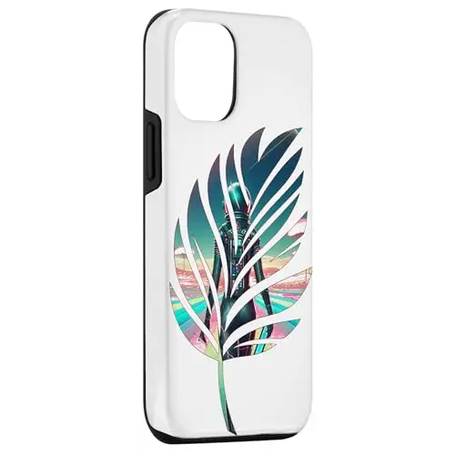 Cosmic Voyager: Astronaut in a Futuristic Oasis Case