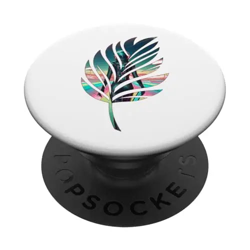 Cosmic Voyager: Astronaut in a Futuristic Oasis PopSockets