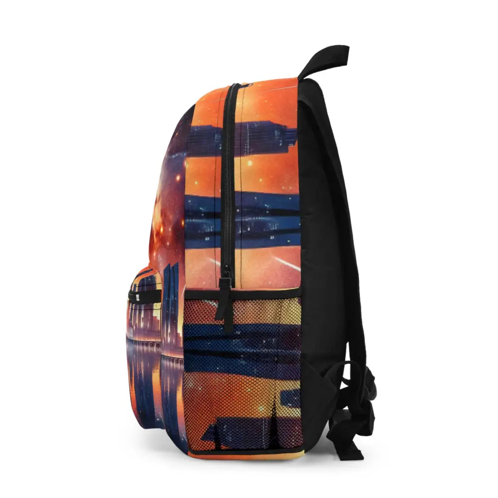 Cosmos Above the Cityscape Backpack One size Bags
