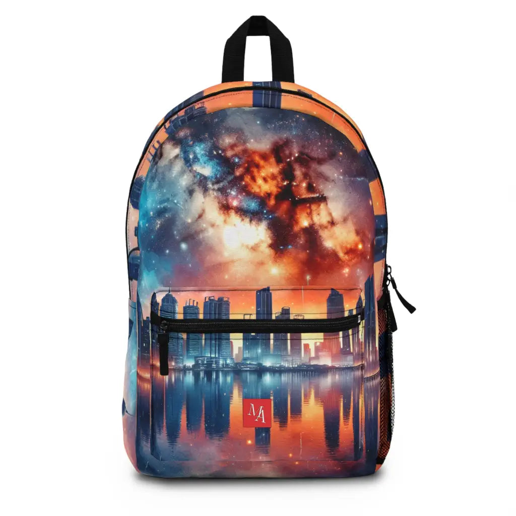 Cosmos Above the Cityscape Backpack One size Bags