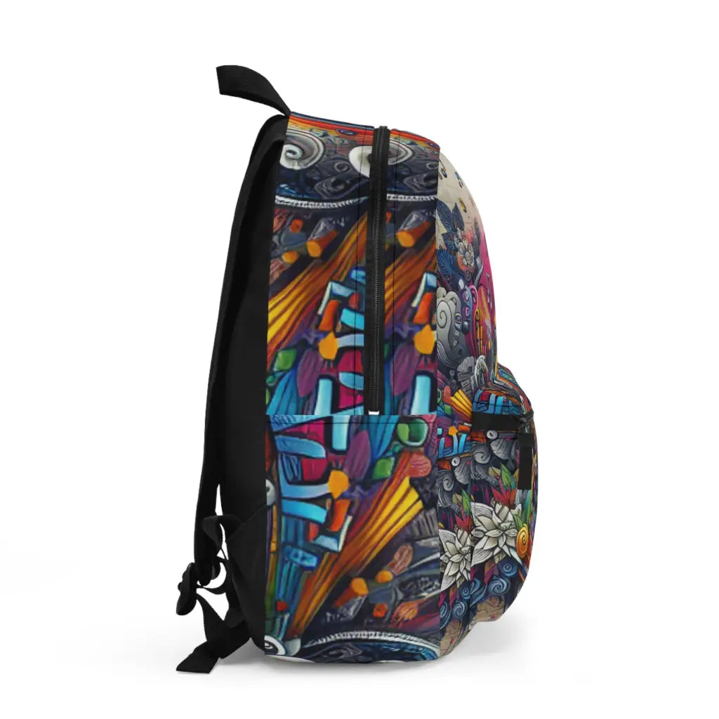 Creative Expression on the Wall Backpack One size Bags
