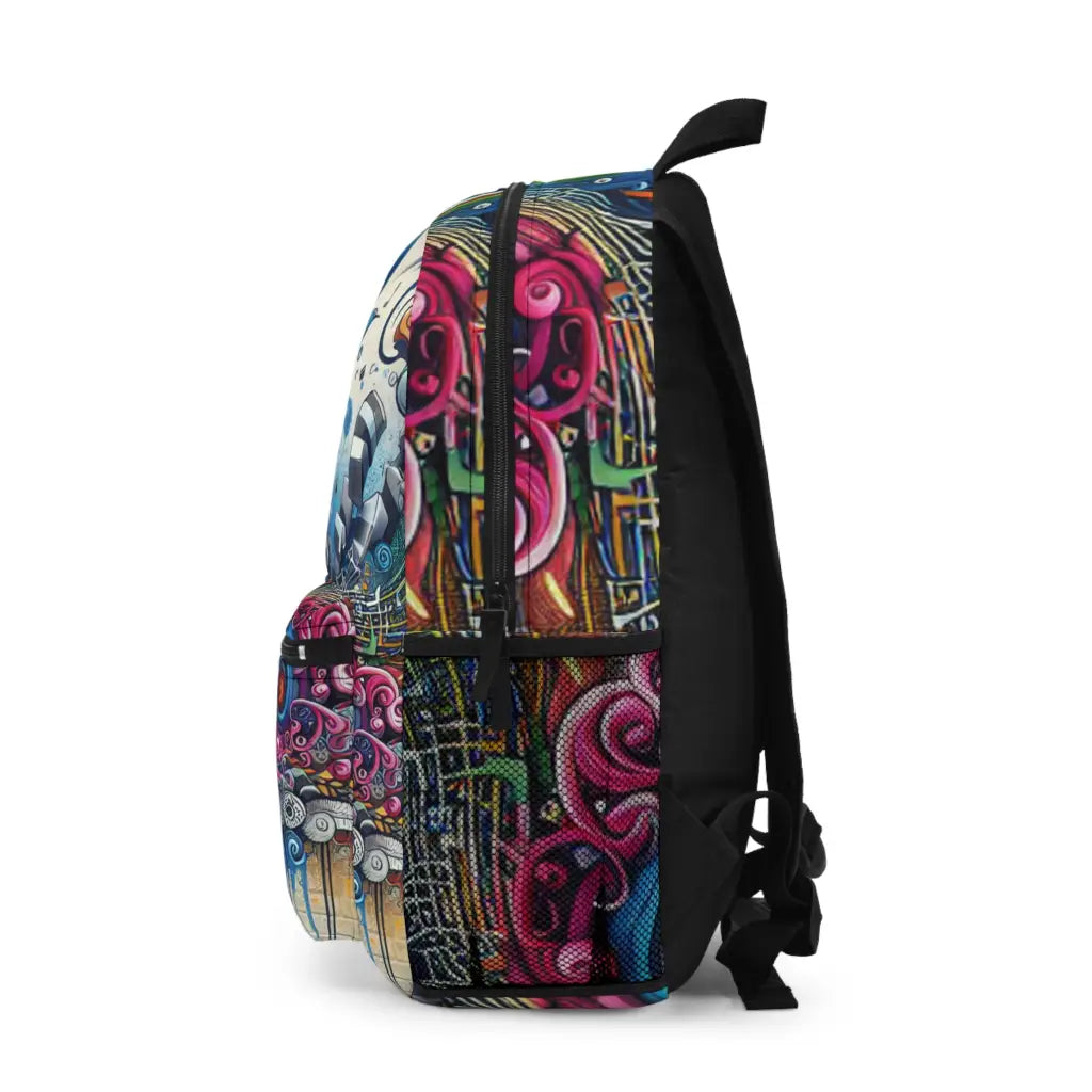 Creative Expression on the Wall Backpack One size Bags
