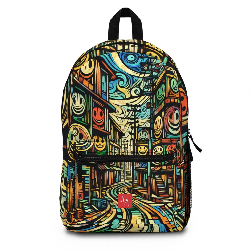 Curved Street Smiles Backpack One size Bags