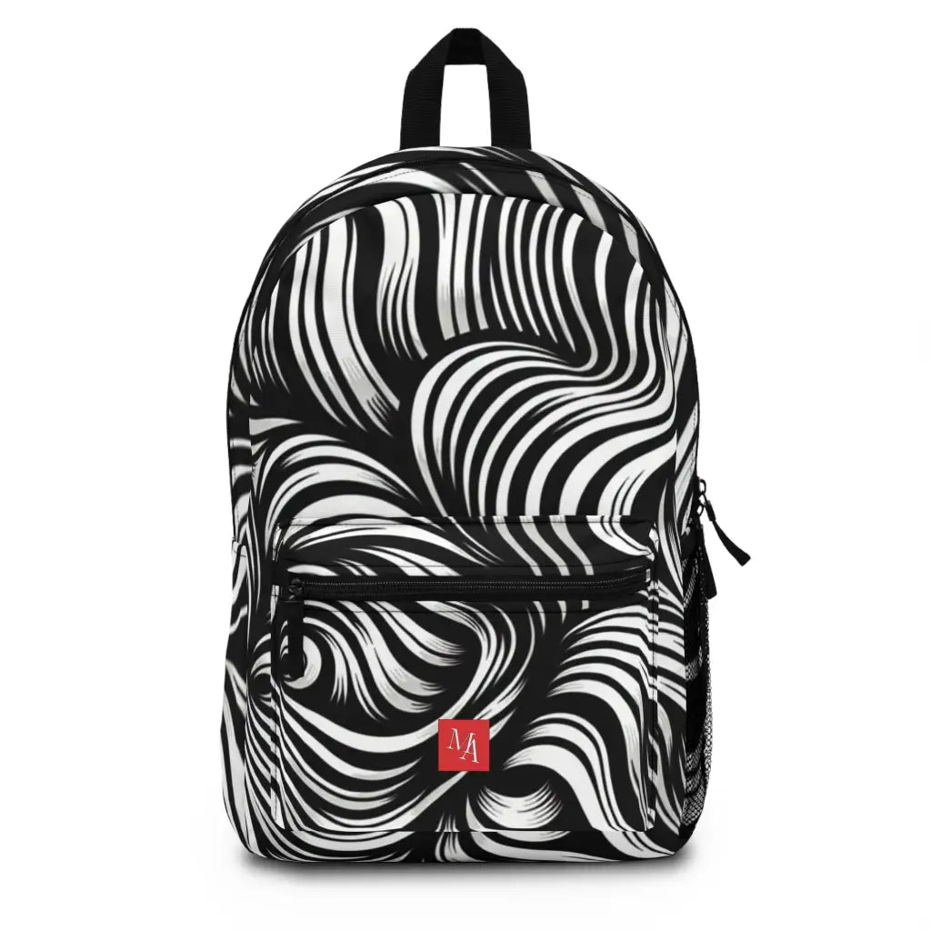Curves and Waves Backpack One size Bags