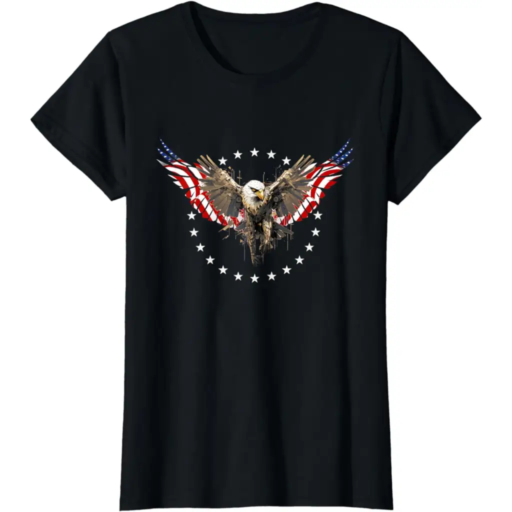 Men’s Cyber Patriot: The Wings of Freedom T-Shirt - Women