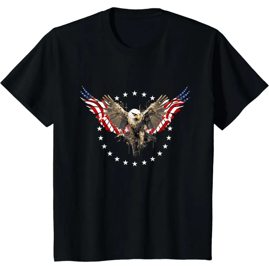 Men’s Cyber Patriot: The Wings of Freedom T-Shirt - Youth