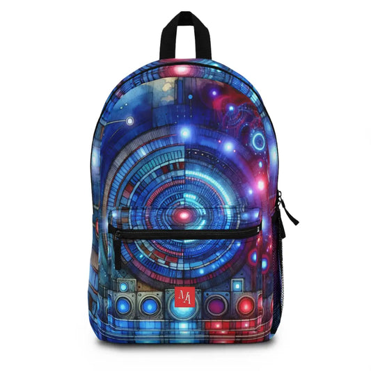 Cyclic Fusion in Watercolor Backpack One size Bags