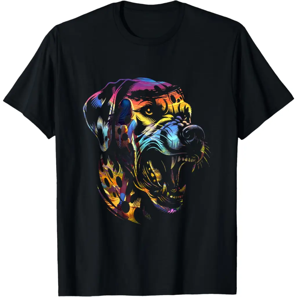 Dalmatian Guardian’s Spirit: Echoes of Loyalty T-Shirt