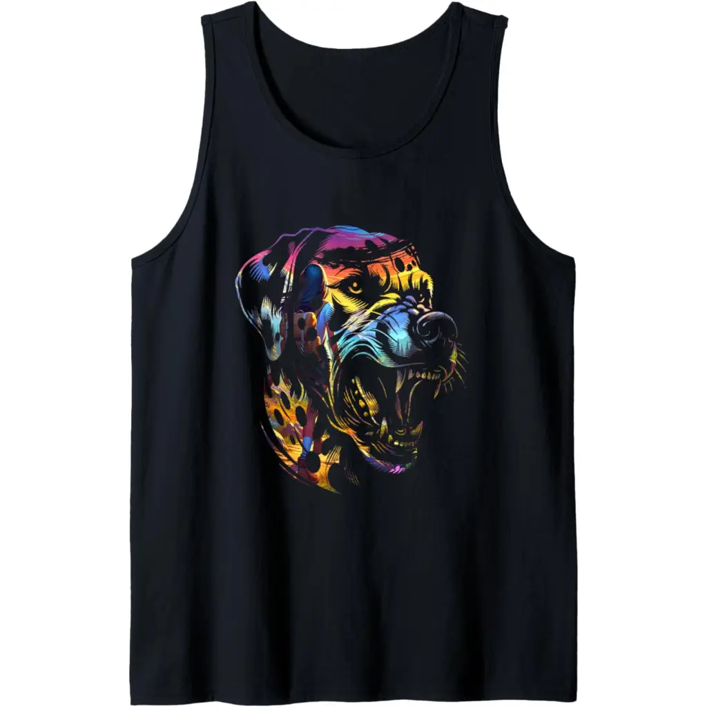 Dalmatian Guardian’s Spirit: Echoes of Loyalty Tank Top