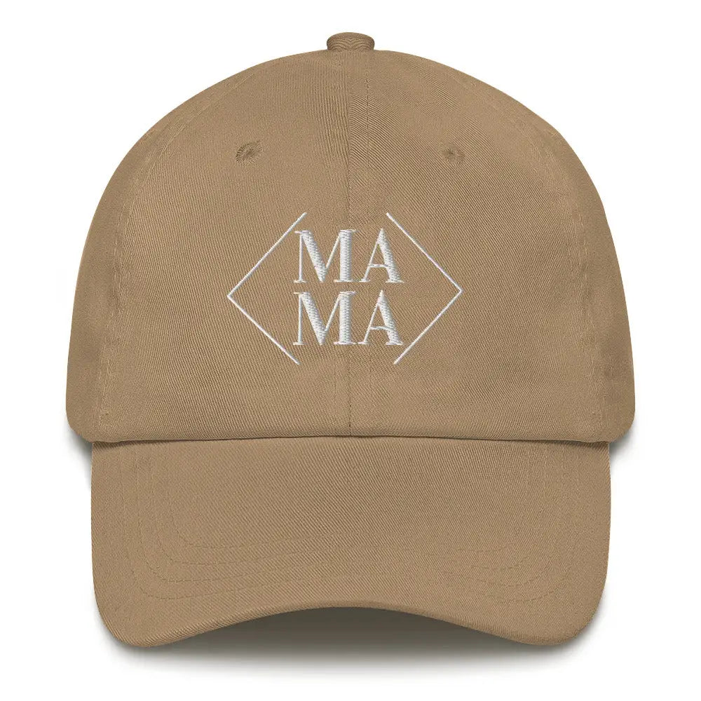 Diamond Mama Dad Hat - Khaki