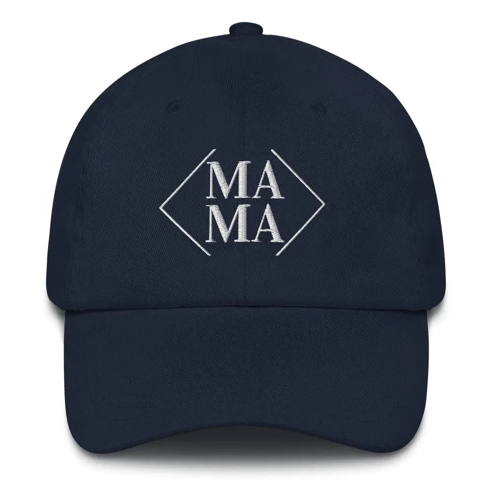 Diamond Mama Dad Hat - Navy