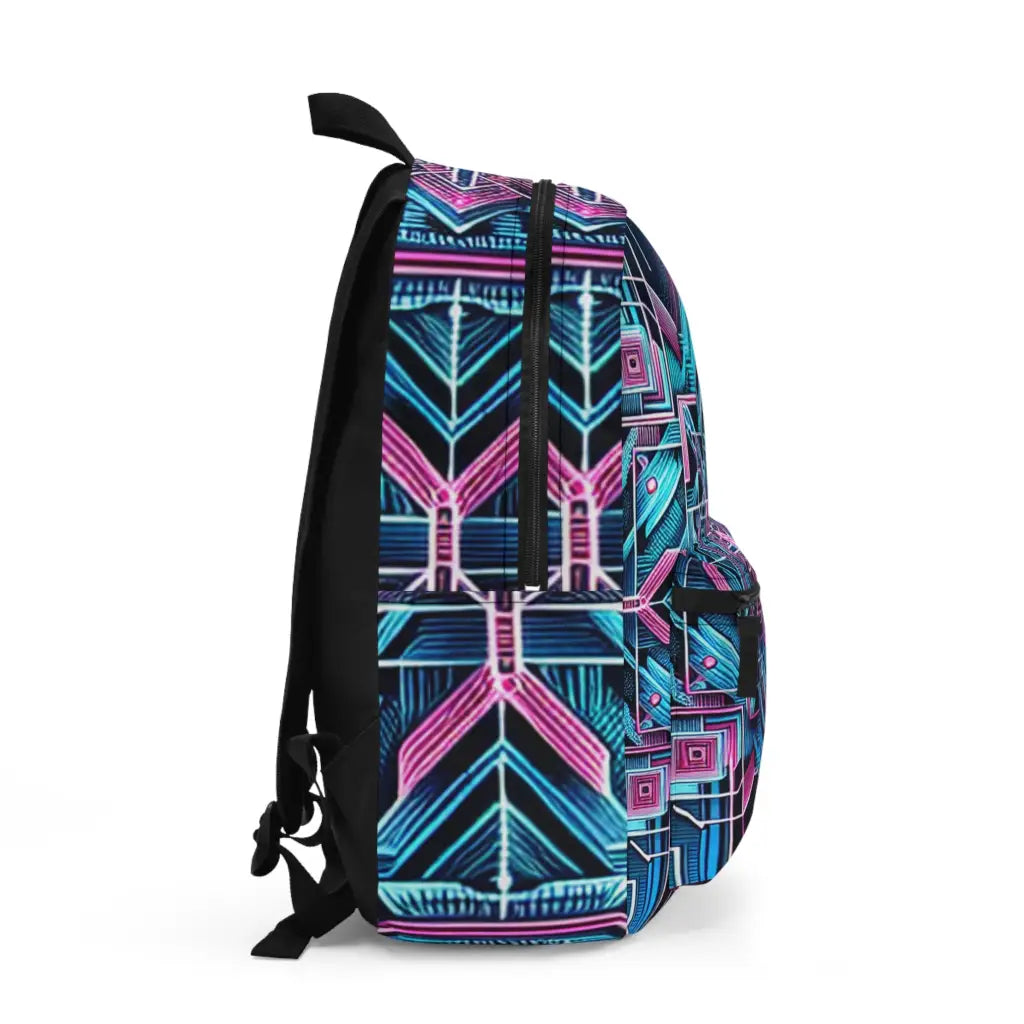 Digital Maze Tapestry Backpack One size Bags