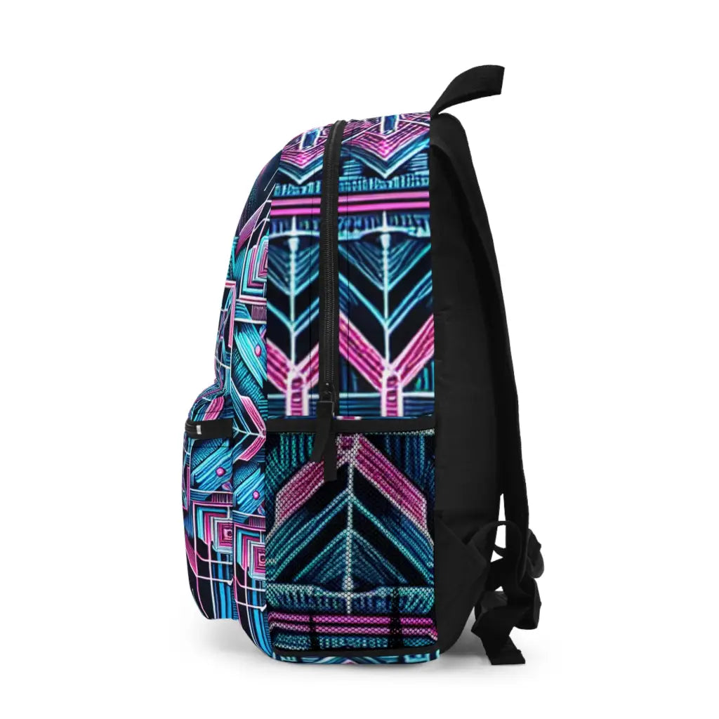 Digital Maze Tapestry Backpack One size Bags