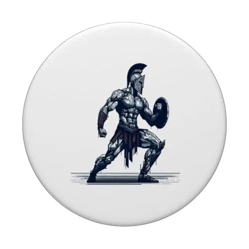 Digital Spartan: Guardian of the Circuit PopSockets