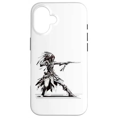 Digital Warrior: The Blade of Precision Case (iPhone Select