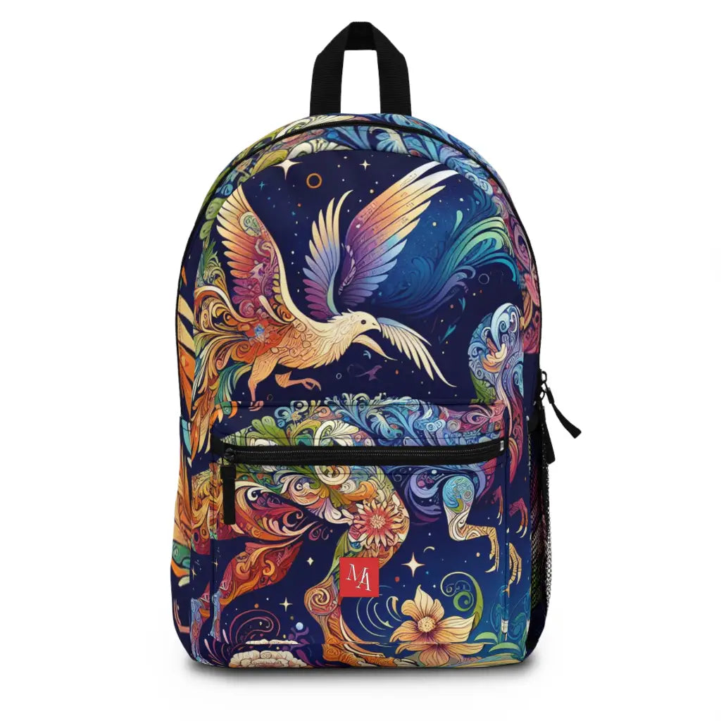 Dinosaurs in a Celestial Garden Backpack One size Bags