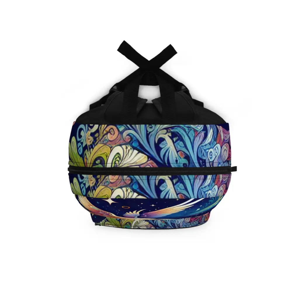 Dinosaurs in a Celestial Garden Backpack One size Bags