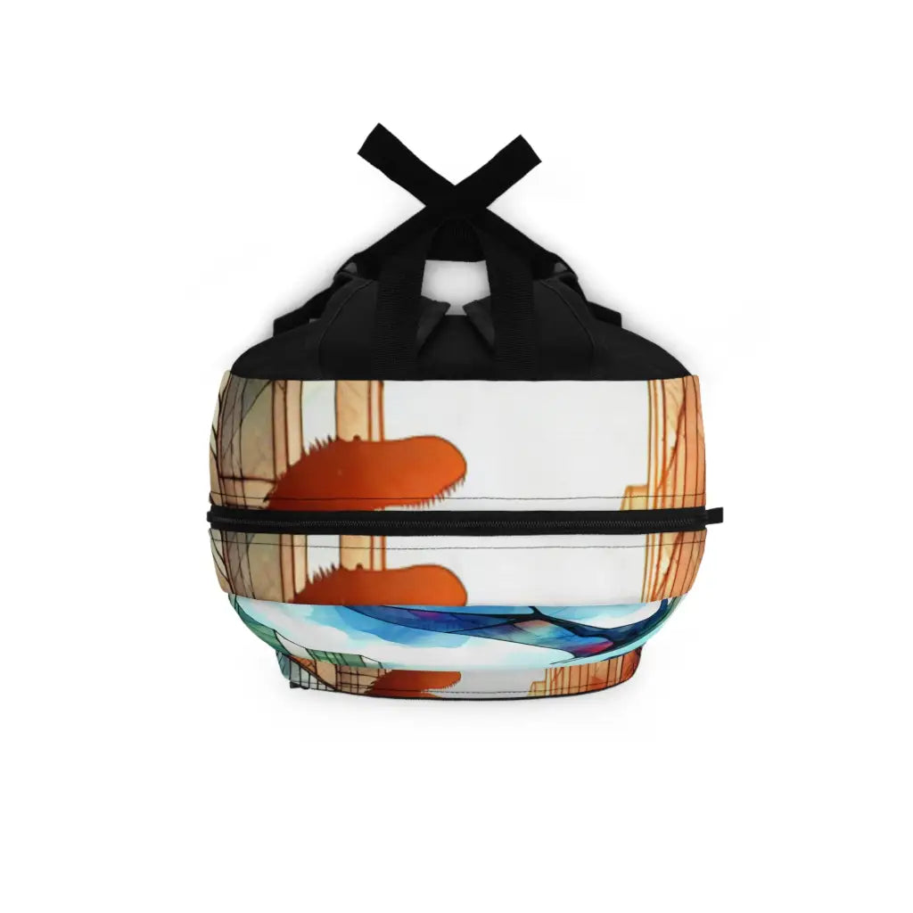 Dinosaurs Roam the Modern Streets Backpack One size Bags