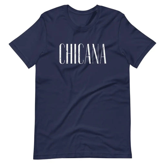 Distress Chicana t-shirt - Navy / S - T-Shirt