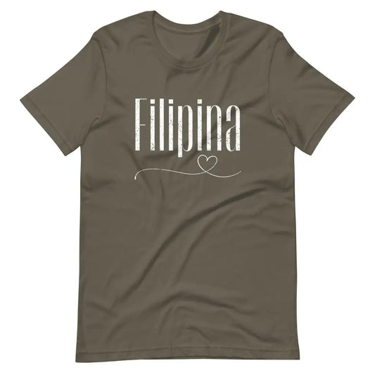 Distress Filipina t-shirt - Army / S - T-Shirt