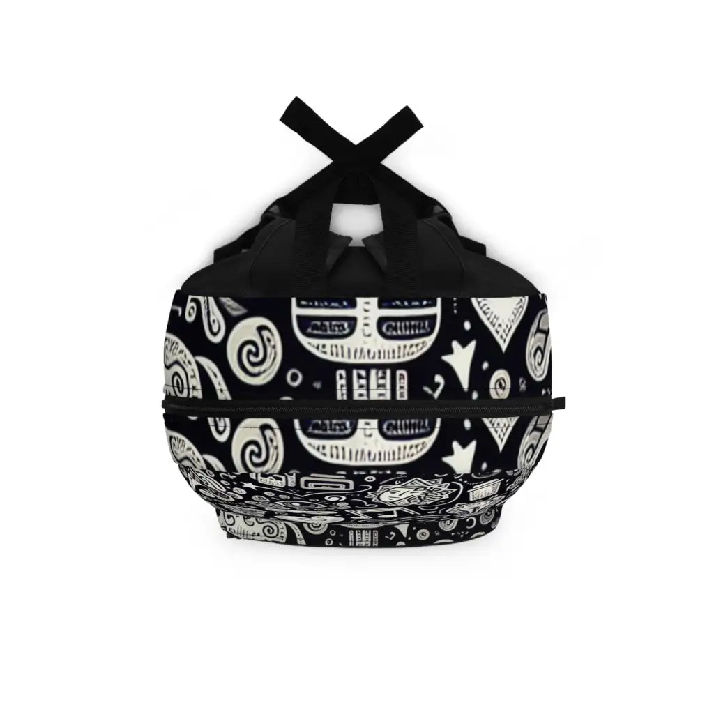 Doodles in Black and White Backpack One size Bags