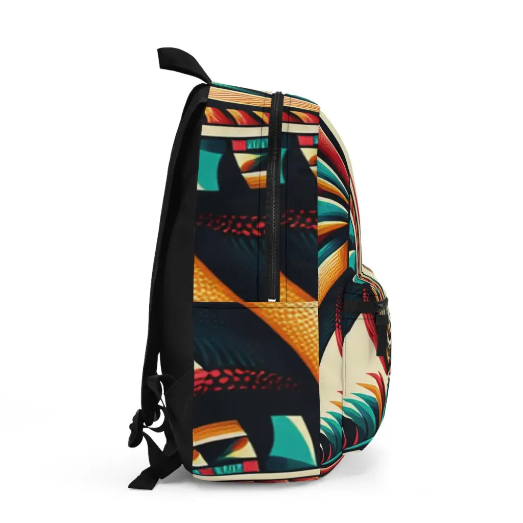 Dragon in Vibrant Colors Backpack One size Bags