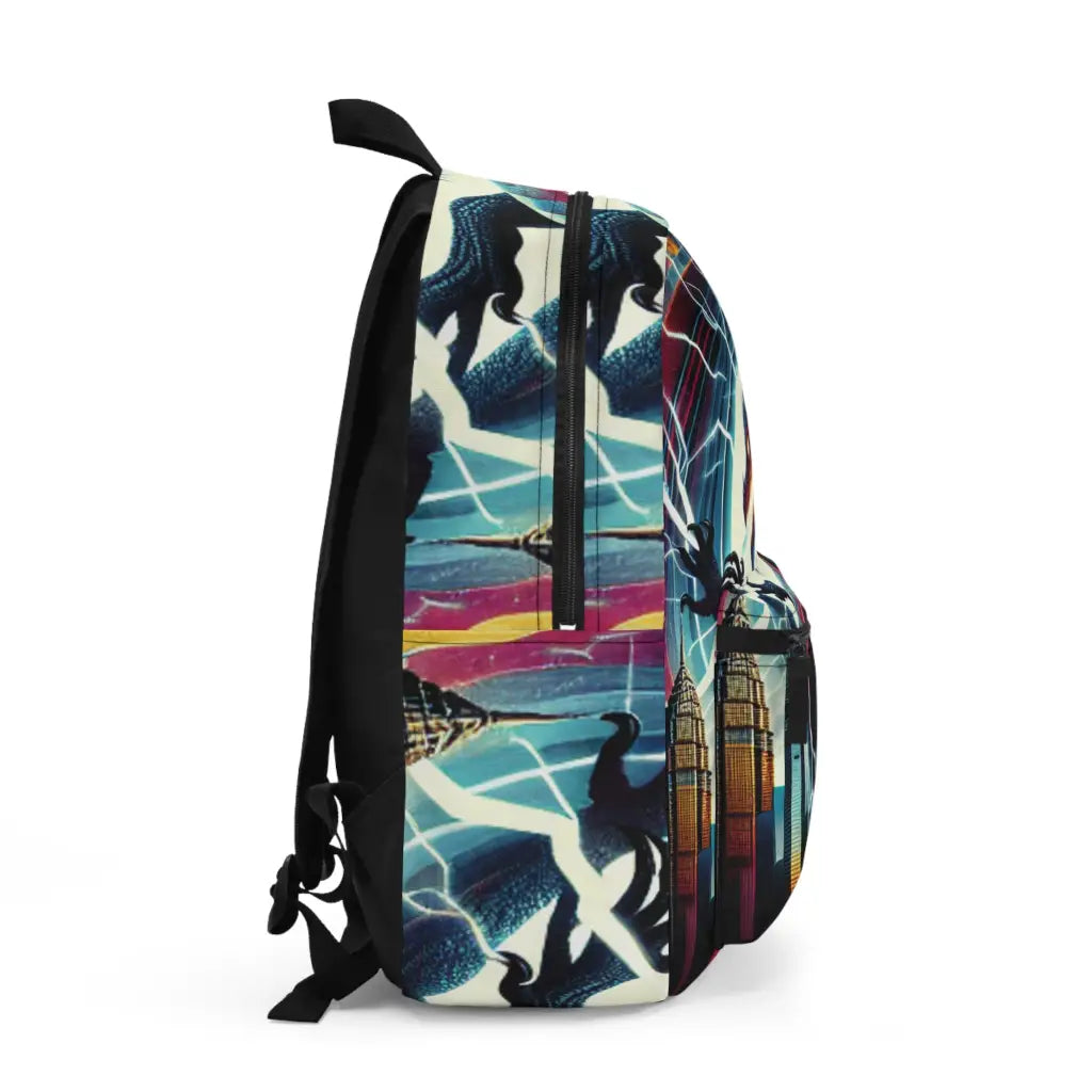 Dragon’s Dominion Over Skyscrapers Backpack One size Bags