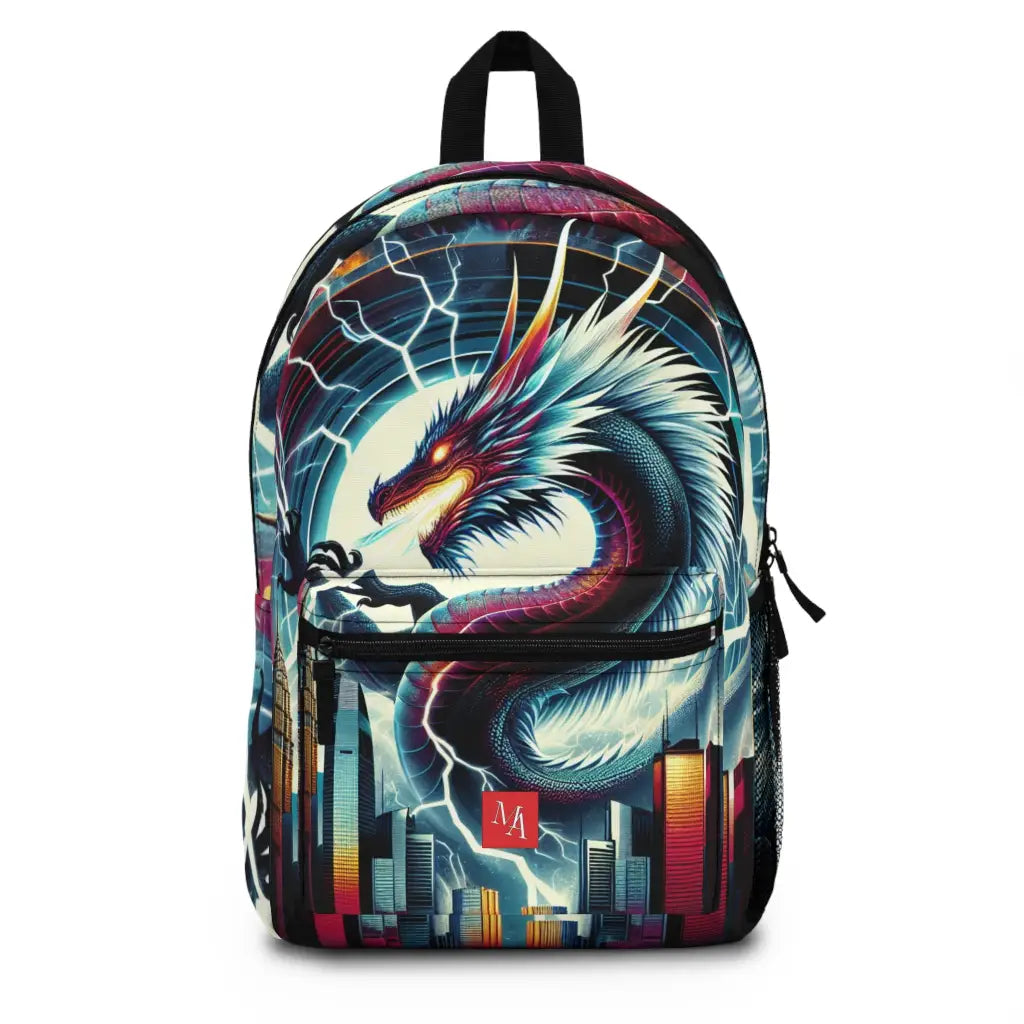 Dragon’s Dominion Over Skyscrapers Backpack One size Bags