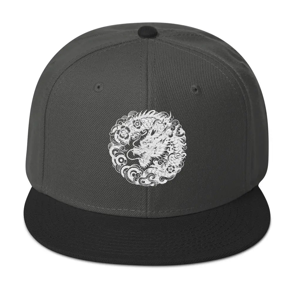 Dragon’s Embrace: Japanese Style Dragon Snapback Hat