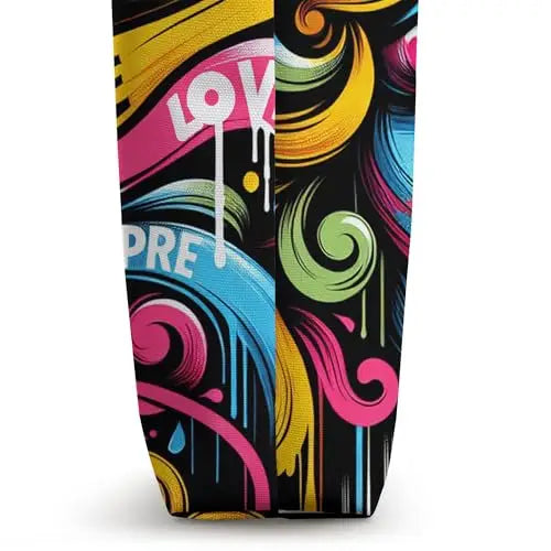 Dream Inspire Love: A Vibrant Expression Tote Bag Apparel