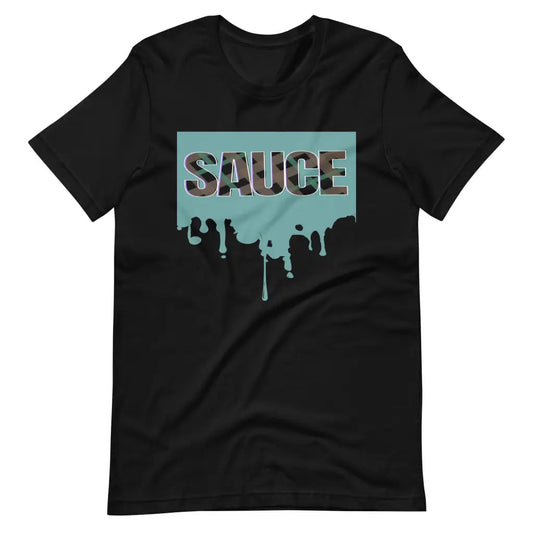 Dripping Sauce Green Sheen Frame Unisex t-shirt - Black / S