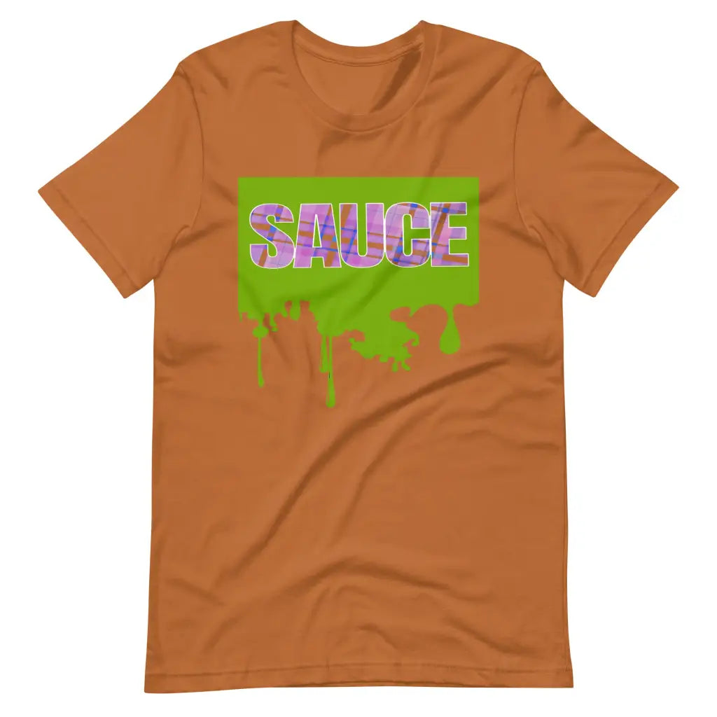 Dripping Sauce Light Green Frame Unisex t-shirt - Toast / S